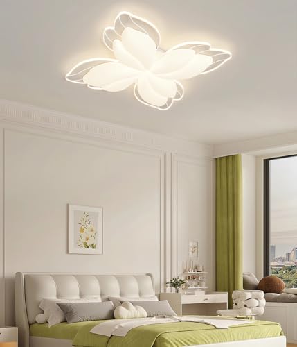 Plafonnier LED moderne 54W télécommandé variable de 3500K à 6500K pour séjour