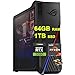 ASUS ROG Strix GA15 Gaming Desktop Computer AMD Octa-Core Ryzen 7 5800X 64GB RAM 1TB SSD GeForce RTX 3080 10GB Graphic Aura Sync RGB Win11 Black + HDMI Cable