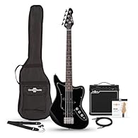 Includes 15W Amp, Cable, Bag, Strap & Spare Strings Short Scale Neck & Fretboard For Comfortable Playability Grunge and Surf Tones with Plenty of Punch and Sustain PJ Style Pickups To Add Warmth & Low End Tones Slim, Offset Body Suitable For Players ...