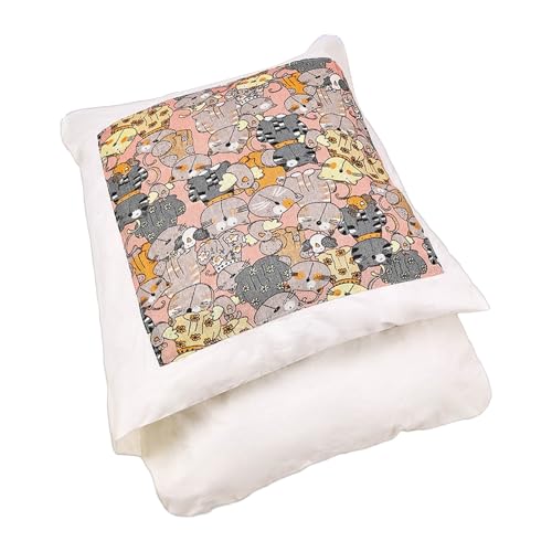 Cat Sleeping Bag | Winter Dog Nest | Kitten Cave Bed | for Pet Parents Animal Lovers Cold Weather Indoor Home Office Living Room Bedroom Apartment Nighttime Sleeping Rescue Shelter