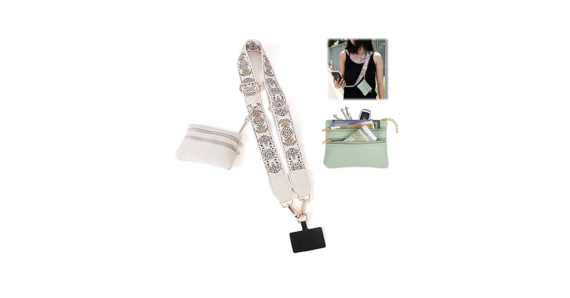 L'Appartemen Phone Strap Holder シート付き L'Appartement DEUXIEME CLASSE（ネックストラップ）のフリマ