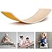 HQPCAHL Balance Board Jouet De Planche À Bascule en Bois pour Enfant en Bas Âge pour Enfants, Planche De Yoga, Planche Courbée, 11,8 Po X 29 Po,D