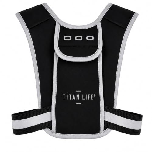 Image of 4 Pocket Running Vest Reflective Phone Bottle Holder Cycling Climbing