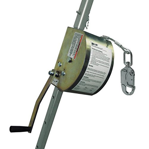 Honeywell ManHandler? Hoist/Winch with 65ft. of 3/16'' Galvanized Wire Rope. Includes