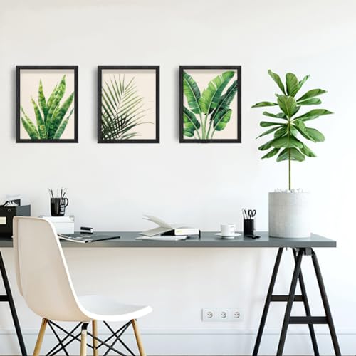 INFUNLY 6 PCS Botanical Plant Wall Art Prints Unframed Canvas Prints Wall Art Green Plant Leaves Art Wall Prints Boho Eucalyptus Leaf Wall Art for Living Room Bedroom Home Decor 9x11inches/23 * 28cm - Image 4