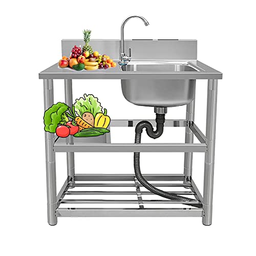 Grifos de agua fría y caliente con estante de almacenamiento para garaje, jardín, patio industrial, duradero, fácil de instalar, solución de suministro de agua versátil
