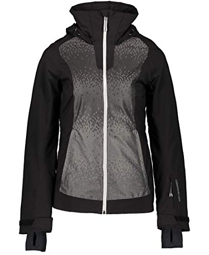 Obermeyer Womens Snowdiac Shell, Black, 8