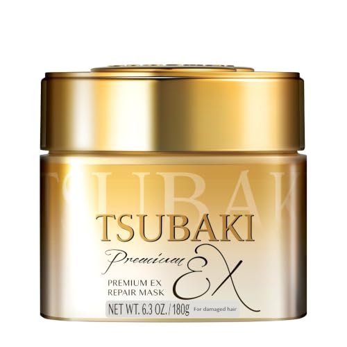 Tsubaki Premium EX Repair Hair Mask Treatment, Damaged Hair, 6.3 oz (180 g)