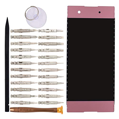 Image of LCD Screen Display with Digitizer Touch Panel Without Bezel Frame Compatible with Sony Xperia XA1 G3121 G3112 G3125 G3116 G3123(Pink)