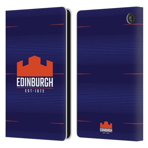 Housse Amazon Fire 7 2022 Edinburgh Rugby Étui Portefeuille pour Regarder vos Matchs