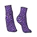 YeertMii Purple Leopard Print Fashion Ankle Socks For Men Women Low Cut Socks Crew Sports Athletic Running Socks