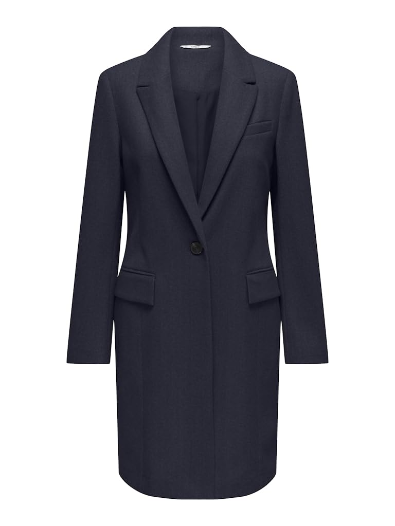 ONLY Women's Onlnancy Life Coat CC OTW Coat, Night sky/detail: melange, M
