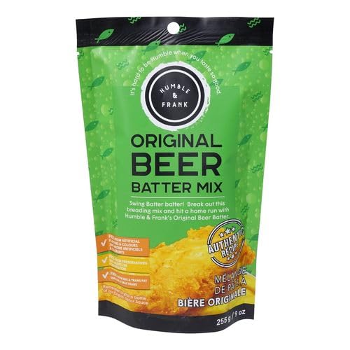 Humble And Frank Foods Original Beer Batter Mix, Preservatives Free, 9 Ounces (Pack Of 6)