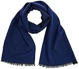 Tejido monogramo Calvin Klein Monograma Bufanda Tejida 60x180, CK Navy, Taille Unique para Hombre