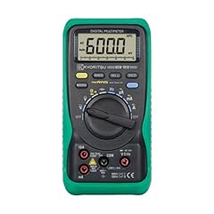 直流電圧＝600.0mV/6.000/60.00/600.0/600V（入力インピーダンス:10MΩ,600mVのみ100MΩ）、±0.5%rdg±2dgt(600.0mV/6.000/60.00/600.0V)、±0.8%rdg±3dgt(600V) 交流電圧＝6.000/60.00/600.0/600V（入力インピーダンス:10MΩ）、±1.5%rdg±5dgt(6.000V)、±1.2%rdg±3dgt(60.00/600.0V)、±1.5%rdg±5dgt(600V) AC/DC電流＝6...