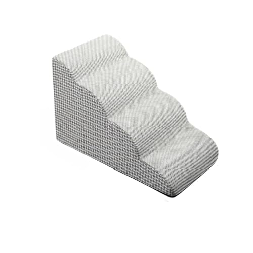 aelah 犬 階段 クッション ステップ なだらか ドッグステップ 2段 角丸 コーデュロイカバー ペット スロープ 踏み台 滑り止め 犬用階段 ペット用階段 ペットステップ ソファ ベッド 段差 おしゃれ 犬 猫 ペット用品 (40*71*46cm,ダ