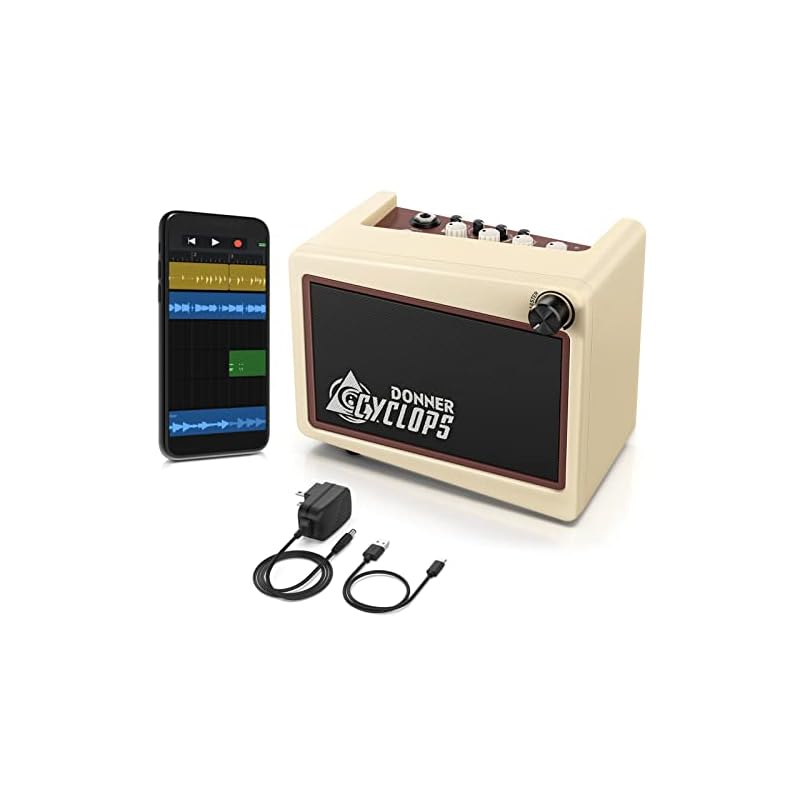 Donner Mini Guitar Amp Digital, 5W Wireless Small Electric Guitar