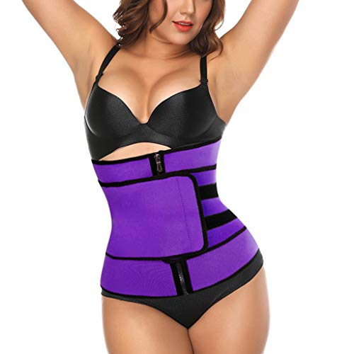 Waist Trainer Belt For Women - Waist Cincher Trimmer - Slimming Body Shaper Belt - Sport Girdle Belt #TOP3