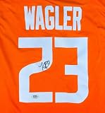 Keaton Wagler Illinois Signed Autographed Orange #23 Jersey PSA COA Sticker Hologram Only