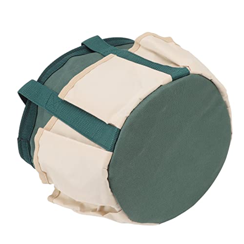 Bolsa redonda para ferramentas de jardim, bolsa para ferramentas de jardim, bolsa balde para ferrame