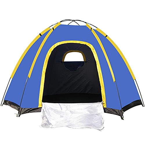 Tente hexagonale camping 3-4 personnes pliage automatique outdoor