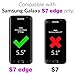 Compatible with Samsung Galaxy S7 Edge Wallet Case 9 Card Slots Retro Leather Flip Credit Card Holder Cell Accessories Purse Lanyard Wrist Phone Cover for S7edge S 7 GS7 7s 7edge Women Men Purple