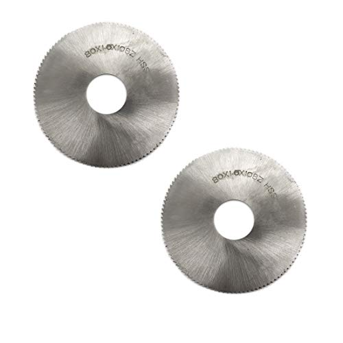 Rannb Slitting Saw Blade 108 Teeth Circular HSS Slitting Saw Cutter 80mm/3.15