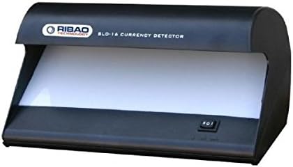 Ribao LD-16 UV and Water Mark Counterfeit Detector, Can be used on money, check, credit card, password, government ID, Strong 16W UV light clearly shows the water mark in a bright environment