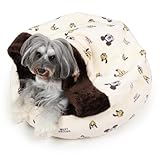 ペットパラダイス 犬 ベッド 遠赤外線 丸型 寝袋 ディズニー プルートミッキー (60cm)