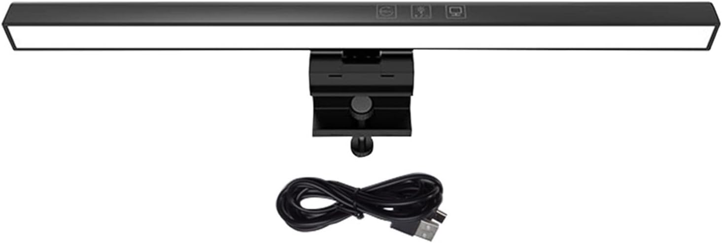XTYPE Screen Lamp E Reading No Glare Computer Modern Adjustable Angle Monitor Light Bar 3 Color Temperature Home Office