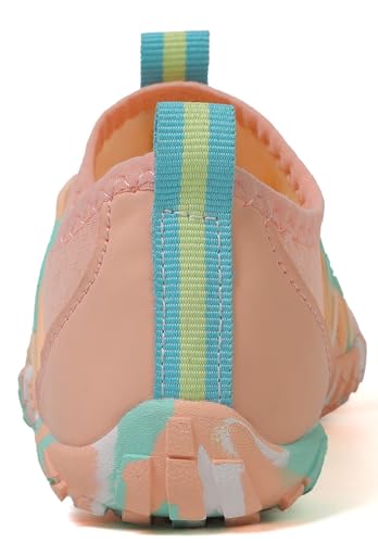 Image of Kids Water Shoes Boys Girls Quick Dry Aqua Socks Barefoot Beach Pool Swim Hiking Lightweight Non-Slip Outdoor