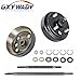 Golf Cart Rear Axle + Brake Hub Drum Assembly Kit 24 spline Replacement for EZGO Electric 1982+, Gas 2 Cycle 1982-1993