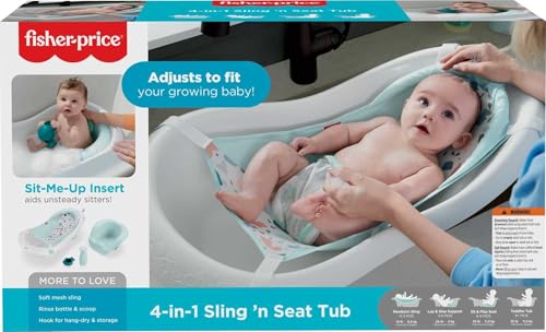 Fisher-Price GPN17 Baby To Toddler Bath 4-In-1 Sling ‘N Seat Tub thumb #5