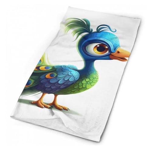 Neck Gaiter Wind-Proof Breathable Face Mask Cartoon Animals Face Cover Sun Cooling Dustproof Mask Balaclava Bandana Headwear for Women Men Hiking Fishing