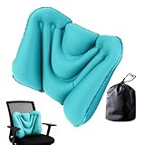 Supporto per la schiena per sedia da ufficio, cuscino gonfiabile per alleviare la schiena, cuscino per sedile in vita, per ufficio, scrivania, guida, lettura, adulti, aereo, camion, lavoro