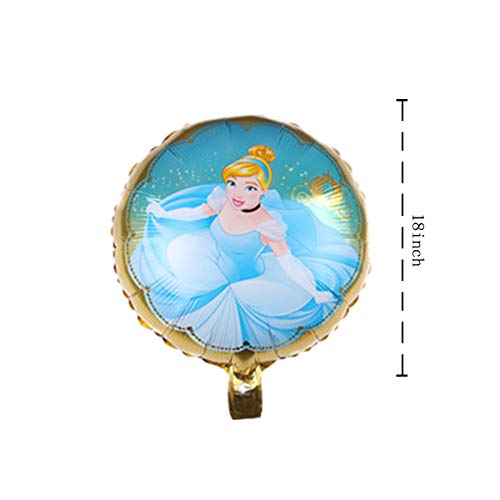 8Pcs Disney Princess Balloon Bouquet, Disney Princess Party Supplies, Girls Birthday Party Decorations #TOP2