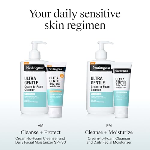Neutrogena Ultra Gentle Daily Facial Moisturizer, Fragrance-Free, 3.4 fl oz - image 8