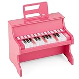 Mode d'Apprentissage Intelligent — Ce piano pour enfants illumine l'apprentissage grâce à son mode d'apprentissage qui comprend 15 chansons de démonstration, des touches qui s'illuminent pour faciliter le suivi et des vitesses réglables pour aider les musiciens en herbe. Les enfants s'amuseront à maîtriser les mélodies par eux-mêmes et ressentiront un sentiment d'accomplissement en jouant.