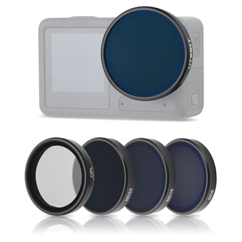 UTEBIT 4 Pack ND Filter Kit for DJI Osmo Action 5 Pro/Action 4