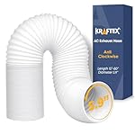 Air Conditioner Hose. Portable AC Exhaust Hose Vent with 5.9" Diameter, Anti-Clockwise Thread & Length up to 80". Compatible with LG, Delonghi and Many More Portable Air Conditioners