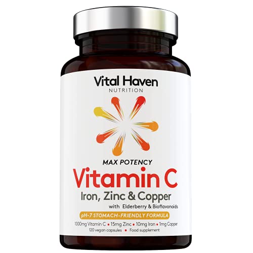 [Vital Haven] Complex Action Formula: Non-Acid Vitamin C + Iron +...