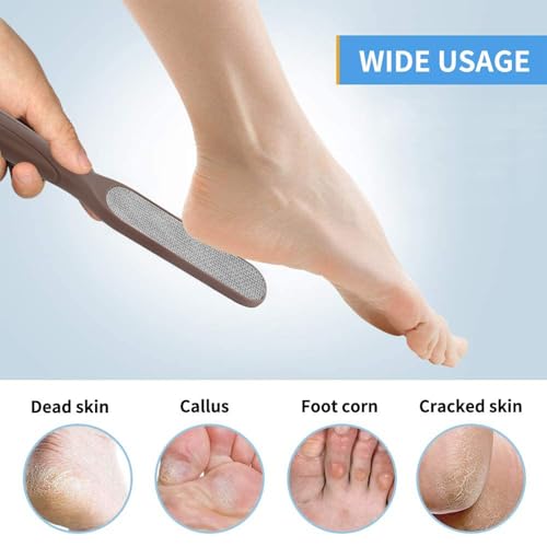 Image of Fu Store 2 Pack Foot Files Callus Remover Foot Rasp Dual Sided Foot File