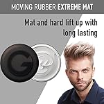 GATSBY Moving Rubber Extreme Mat Hair Styling Wax US version - Strong Hold, Matte Finish, 80g/2.8oz by Mandom achieve any desired hairstyle, from spiky to dynamic, bouncy, fluffy, or frizzy - Image 3