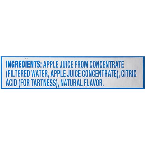 Capri Sun 100% Apple Juice from Concentrate with added ingredients Pouches, 40 ct Casepack, 4 Boxes of 10 Pouches