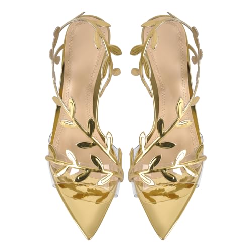 sexytag Clear Stiletto High Heels Pointed Open Toe Strappy Slingback Heeled Sandals for Women4
