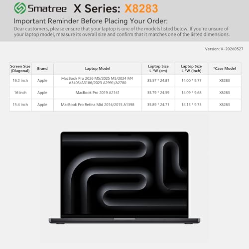 Housse rigide EVA pour MacBook Pro 16 M4/M3/M2/M1 Smatree - 2