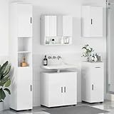 Seulement 35 cm de profondeur - Polyvalent : que ce soit comme meuble de cuisine étroit, meuble haut peu encombrant ou étagère de salle de bain, le design intemporel s'intègre parfaitement dans les intérieurs modernes, minimalistes ou scandinaves.