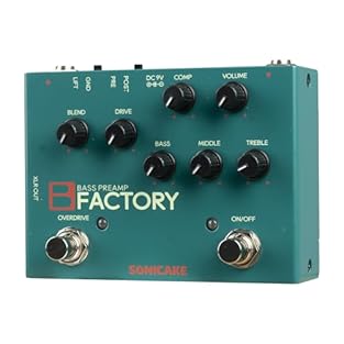 Analog Preamp, comp and Overdrive bass effect pedal Classic optical compressing sound, 3-band EQ with PRE/POST selection for enhancing and shaping your bass tone High impedance input and XLR balanced output Special Design Buffer Bypass Circuit Keeps ...