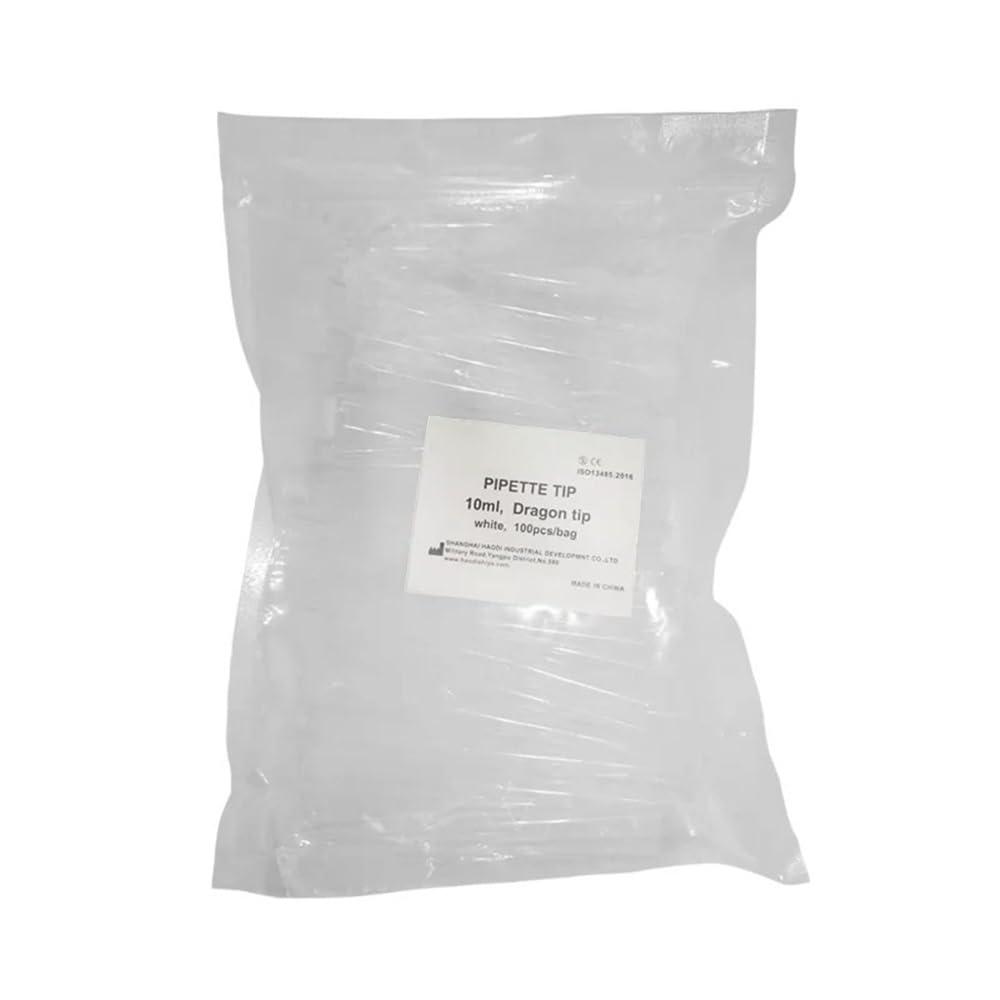 100 unidades/bolsa de 10 ml, puntas de pipeta de laboratorio, micropipeta desechable de plástico, equipo de laboratorio, plástico transparente, transferencia de líquido Equipamiento de laboratorio