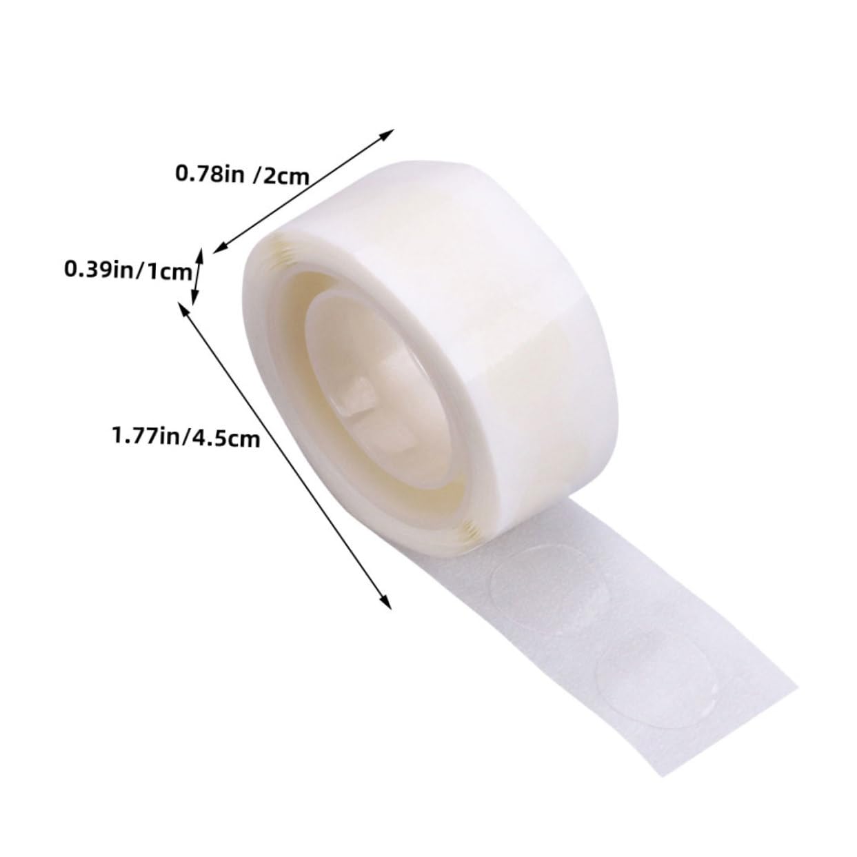 HOMSFOU 40rolls Double-Sided Sticky Dots Double Sided Adhesive Dots for Balloons Craft Glue Points Non-Trace Balloon Glue Stickers